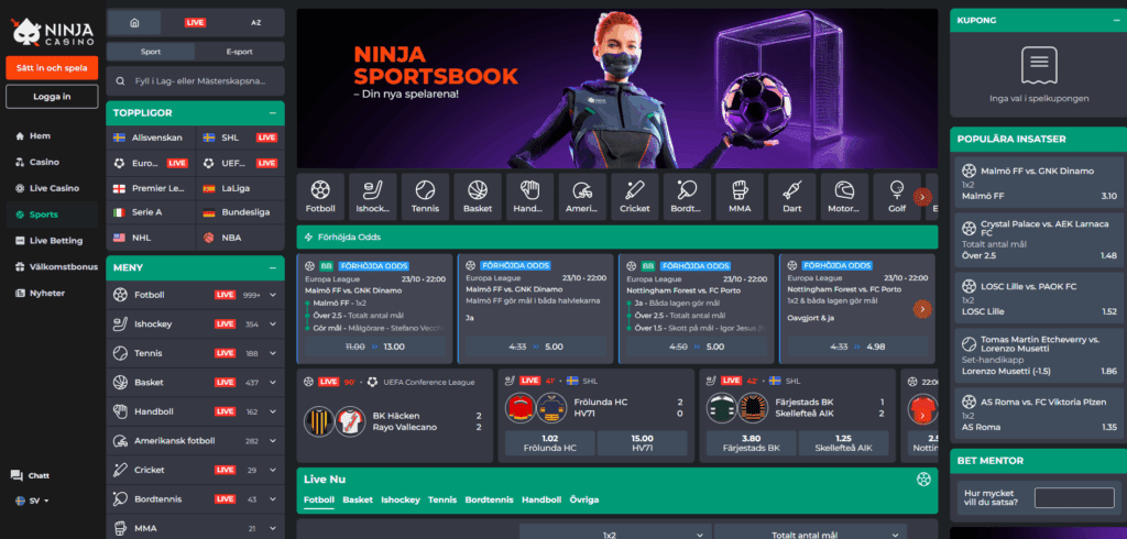 Ninja Casino Sports