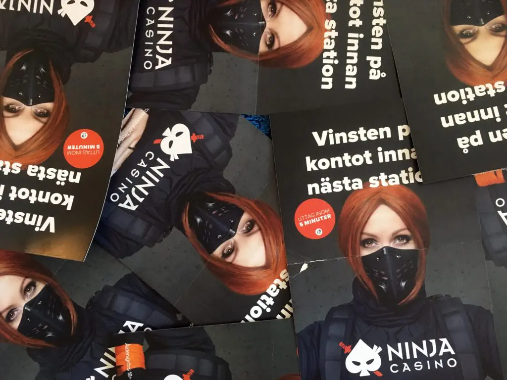Ninja casino reklam