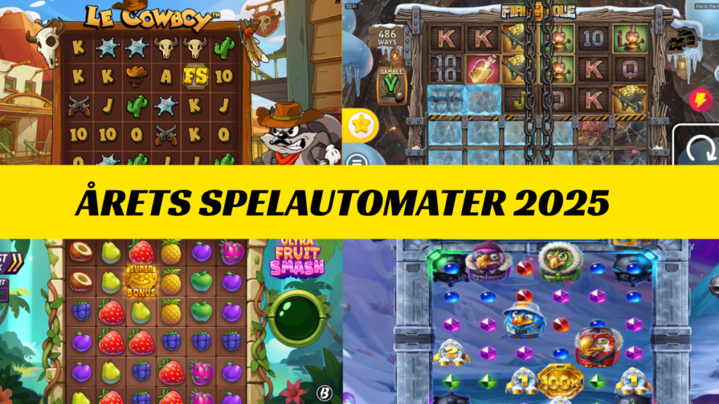 Årets spelautomater 2025