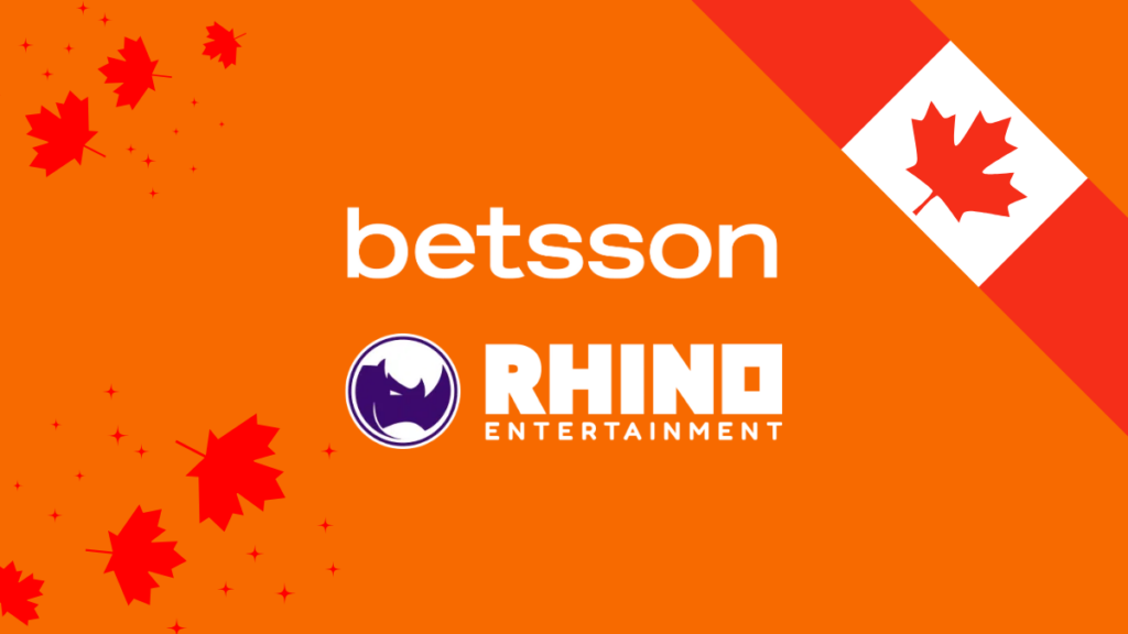 Betsson förvärvar Rhino Entertainments kanadensiska B2C varumärken