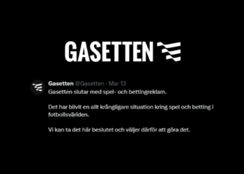 Gasetten slutar med spelreklam och avstår intäkter