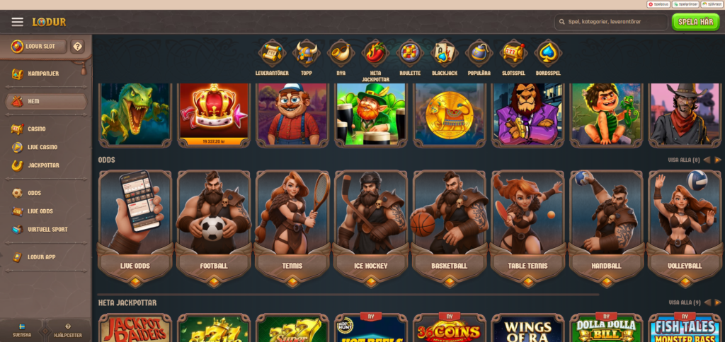 Lodur Casino Bettingbladet