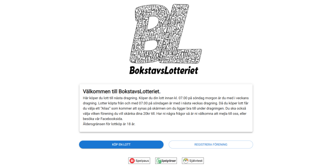 Bokstavslotteriet Spelinspektionen