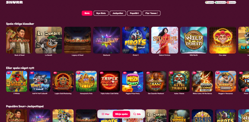 Snurr casino