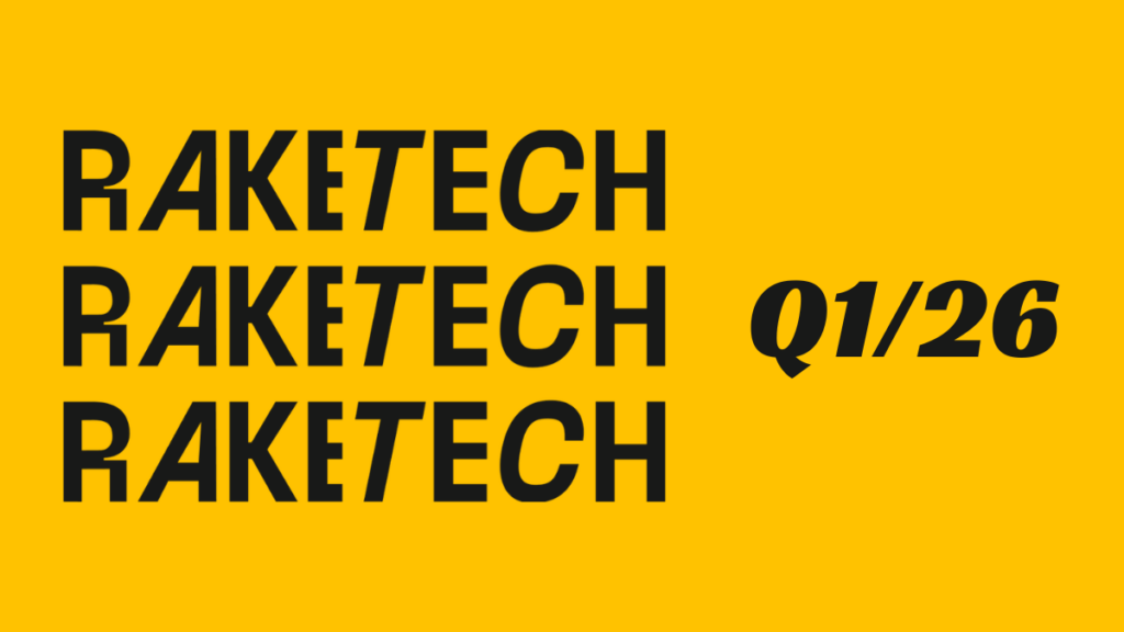Raketech Q1 rapport