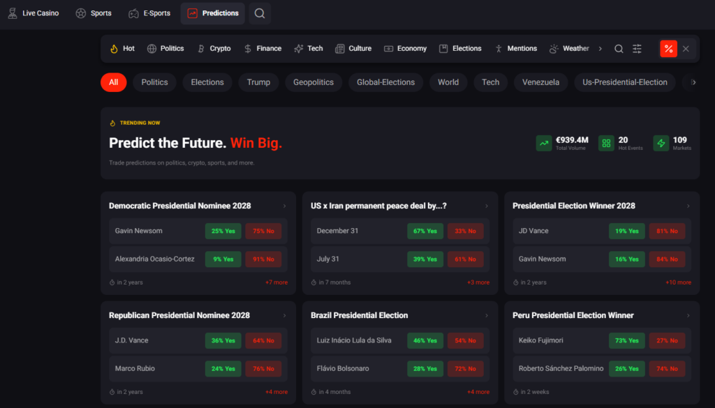 Prediction Market Operatör