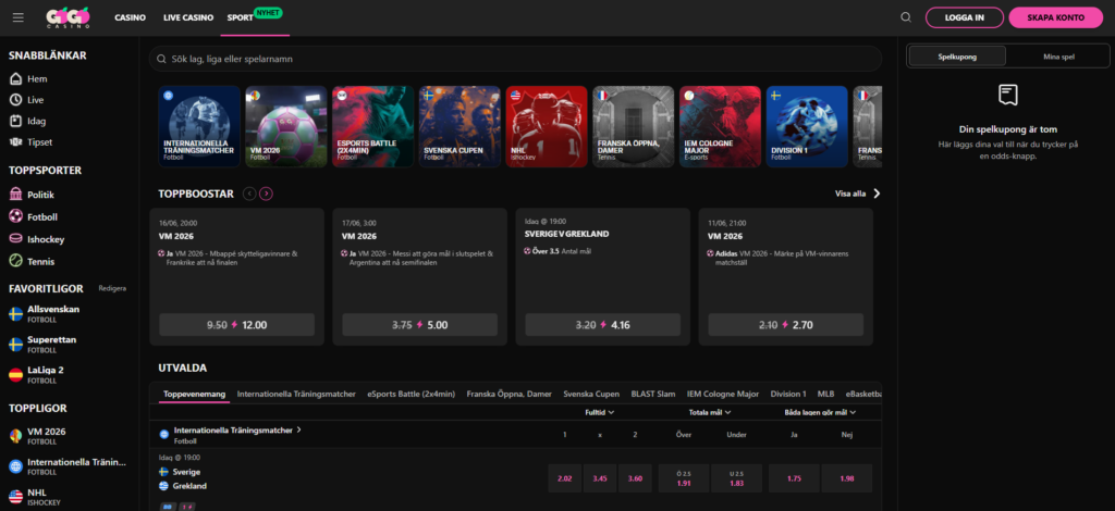 GogoCasino sport betting