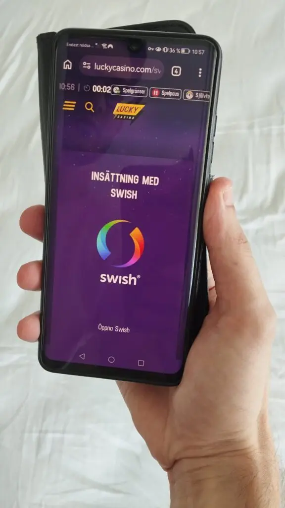 Swish Betting Insättning