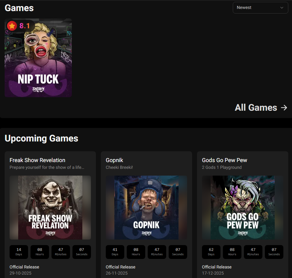 Sneaky slots pipeline