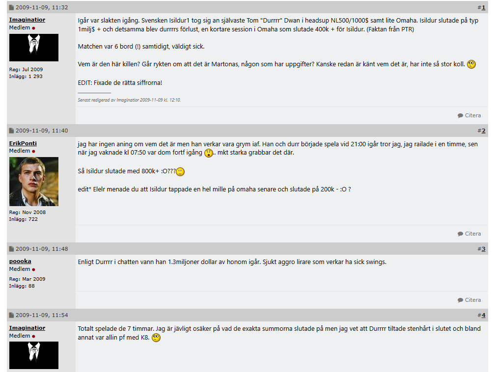 isildur1 spekulation