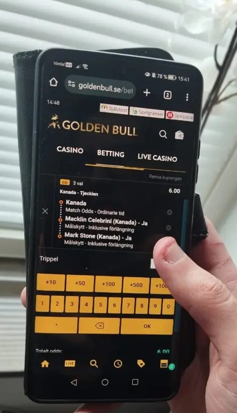 Golden Bull betbuilder
