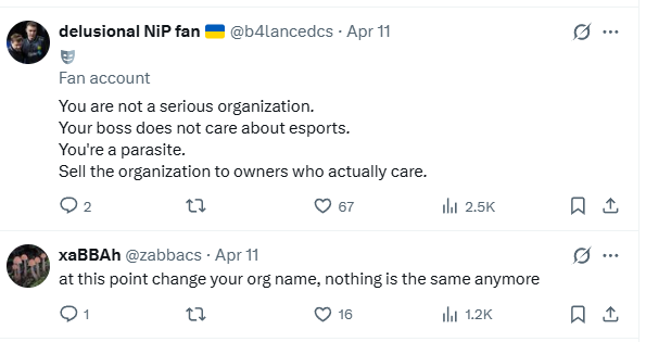 Ninjas in Pyjamas Kritik