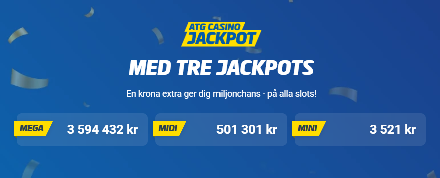 Skärmbild från ATG Casino Jackpot 4 juni 2026