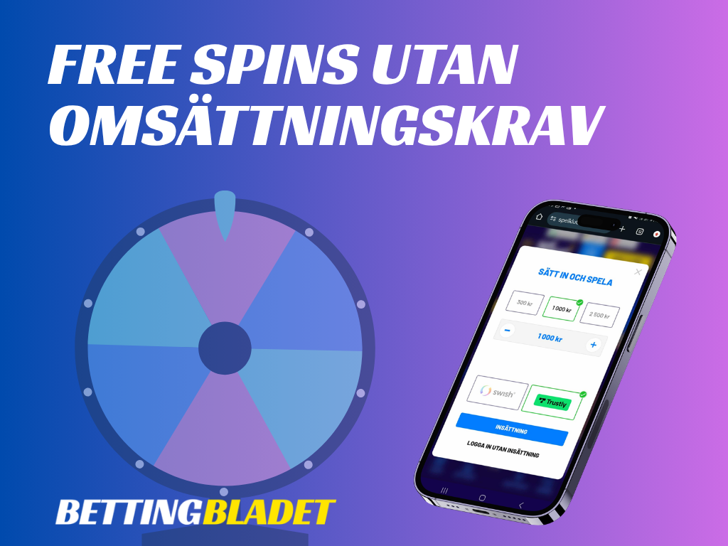 Free spins utan omsättningskrav