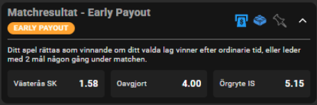 Bethard early payout