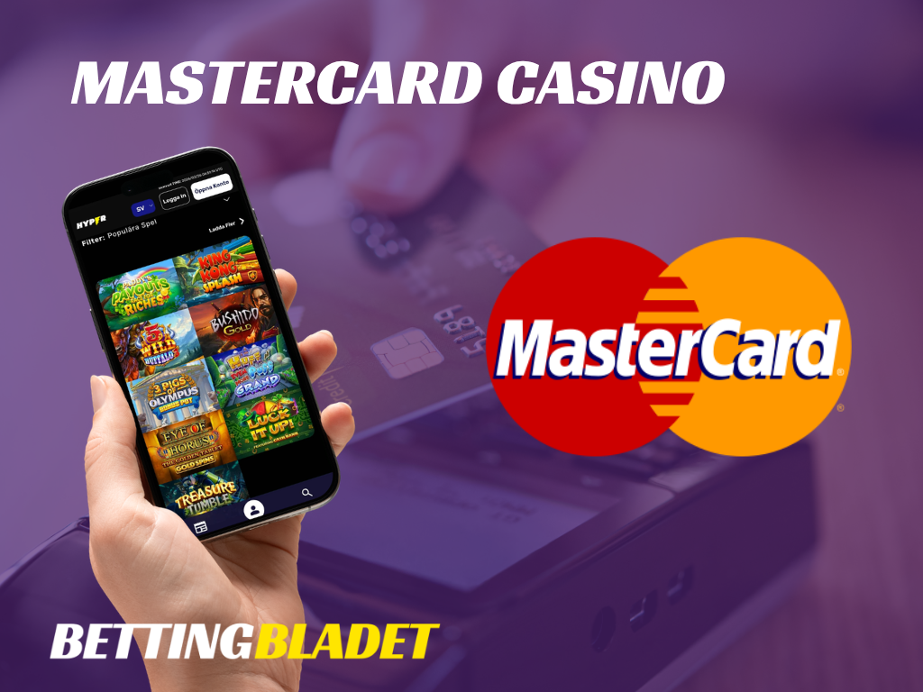 Insättningar på Mastercard casinon